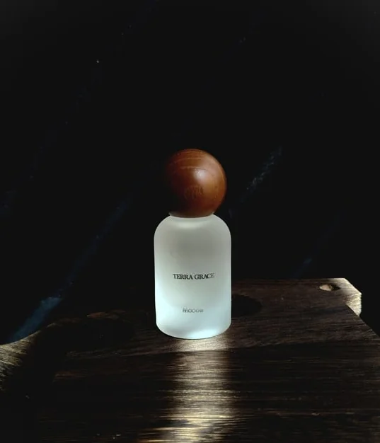 Terra Grace fragrance bottle